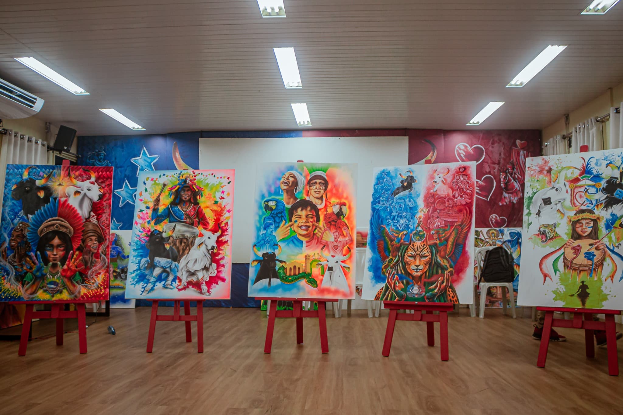 Obras em exposição